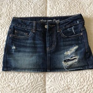 American Eagle jean skirt